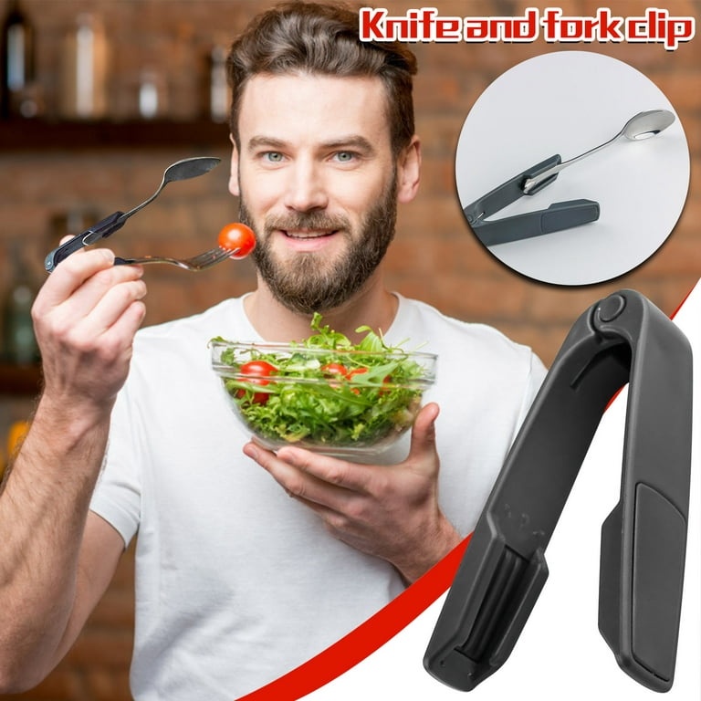 Verpetridure Any Tongs, Any Tableware, Become Kitchen Tongs, Dinner Clips, Kitchen Clips, Size: One size, Gray