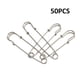 thumbnail image 1 of Broche simple Pin grande de metal Sujetador de bloqueo de resorte Manta para acolchar Ropa Tapicería Pin de seguridad Pin, 80 mm Methold HA6109-04B, 1 of 6