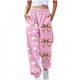 thumbnail image 2 of Pincandy Women's St. Patrick's Day Pants - Printed, Elastic Waist with Tie & Pockets, Cuffed Leg for Holiday & Daily Wear, 2 of 5