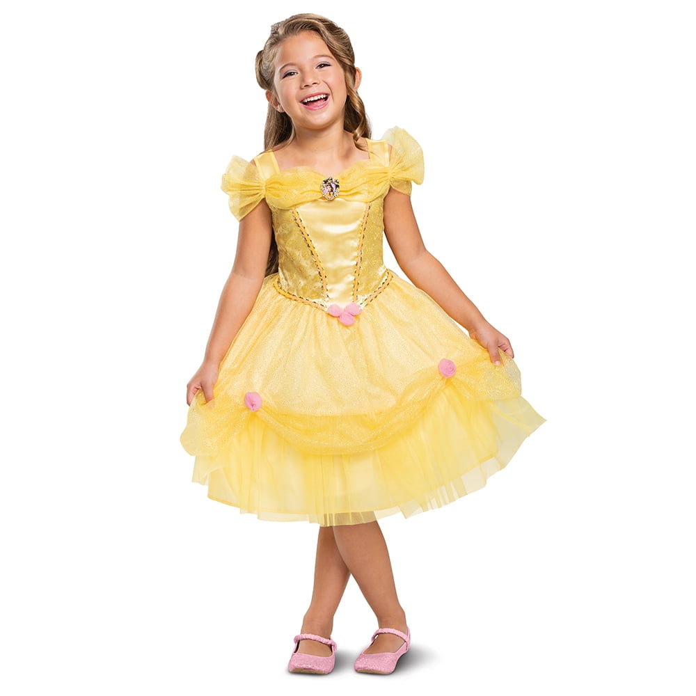Disguise Disney Princess Girls Classic Belle Halloween Costume ...