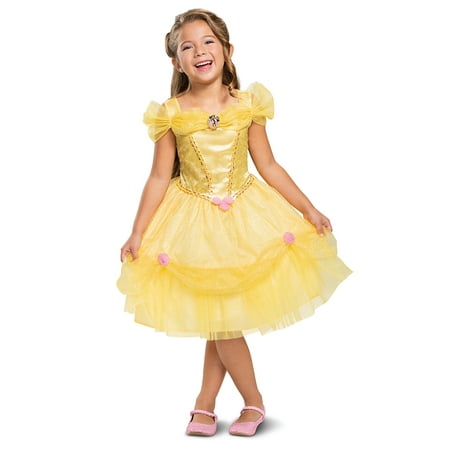 Disguise Disney Princess Girls Classic Belle Halloween Costume Exclusive