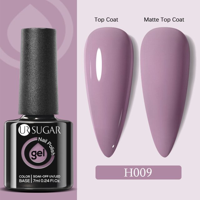 Esmalte de uñas en Gel semipermanente, azúcar UR de alta saturación, Color rojo, botella de vidrio de 7ml, Gel LED UV de manicura para Otoño e Invierno