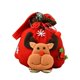 thumbnail image 1 of Monstrate Bolsa de Navidad Bolsa de almacenamiento de regalo de tela peluda adorable linda Kits de decoración para fiestas ciervo Monstrate HA027332-02, 1 of 1