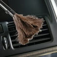 thumbnail image 4 of 1 Pcs Retractable Feather Duster, Ostrich Feather Duster Retractable, Genuine Fluffy Natural Handheld Feather Dusters for Cleaning Supplies, Washable,Car, Office, Desk, 4 of 6