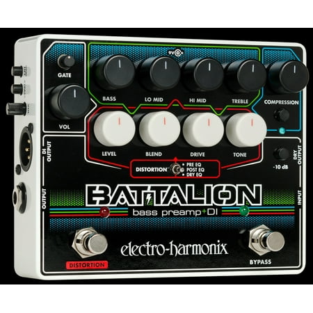 Electro-Harmonix Battalion Bass Preamp & DI (Best Bass Preamp Di)