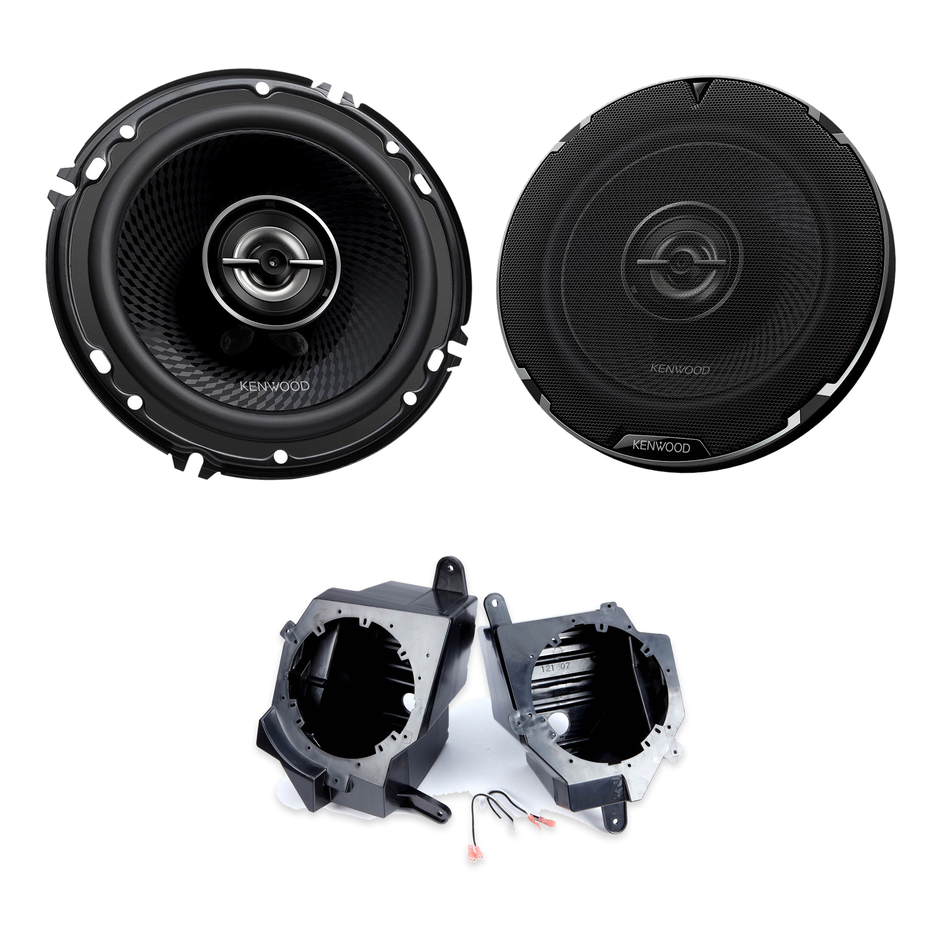 4 x KENWOOD KFC-1666S 6.5-inch 2-Way Car Audio Door Coaxial