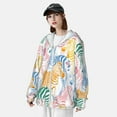 thumbnail image 3 of Balery Zebra Colourful Sudadera ligera de manga larga con capucha y protección solar UPF 50+ para hombre y mujer, ideal para pesca y running-XX-Large, 3 of 7