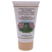 LErbolario Rose Perfumed Nourishing Hand Cream, Scented Hand Cream, 2.5 oz