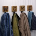 thumbnail image 4 of Excello Global Products 4 coat hooks: "HOME" Farmhouse Solid Wood with Painted letters and Steel Hooks. Ready to mount on wall. - EGP-HD-0409, 4 of 4