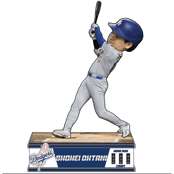 MLB Los Angeles Dodgers Shohei Ohtani Home Run Counter 8-Inch Bobblehead