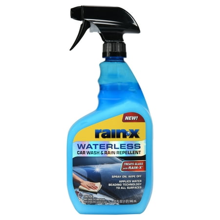 NEW! Rain-X Waterless Car Wash & Rain Repellent 32 FL OZ - 62100