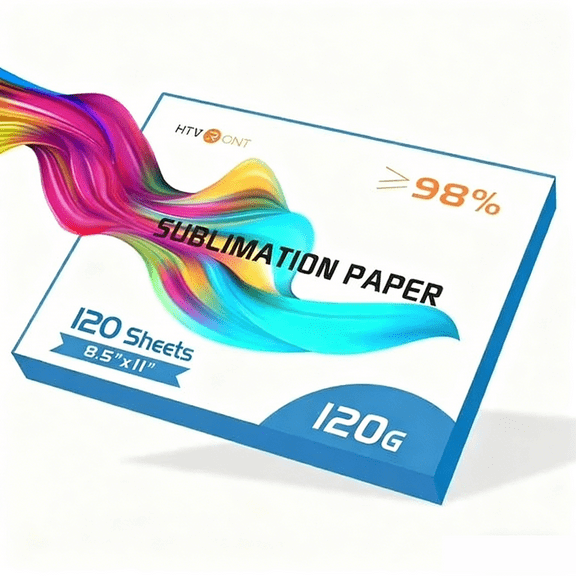 HTVRONT Sublimation Paper 8.5 x 11 Inch - 120 Sheets Easy to Transfer Sublimation Paper for T-shirts, Tumblers, Mugs (A4)