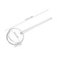 thumbnail image 2 of Long Handle Glass Spoon for Serving with Transparent Design, 2 of 5