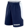 thumbnail image 2 of Men's Fanatics Navy/White Dallas Cowboys Launch Shorts, 2 of 3