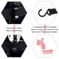thumbnail image 3 of Sea Slug Leak-Proof Foldable Car Garbage Can with Lid and Hanging Storage Bag - Mini Trash Can for Car Trash Can, 3 of 6