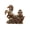 A, variant on Ruanlalo Feng Shui Horse Statue 2026 Year of Horse Tabletop Brass Ornaments Chinese New Year Blessing Souvenir Zodiac Animal Sculpture for Spring Festival Home Decor