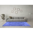 thumbnail image 3 of Ahgly Company Indoor Rectangle Abstract Blue Contemporary Area Rugs, 5' x 8', 3 of 4