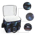 thumbnail image 6 of FORMRS Insulated Cooler Bag 24 Cans Capacity Soft Leakproof Lunch Box with Side Pockets, Watercolor Galaxy, 6 of 7