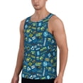 thumbnail image 2 of Gaeub Machinery Road Construction Men's Athletic Tank Top, Workout Sleeveless Shirts, Running Tank Tops for Gym, Running, Training - X-Large, 2 of 9