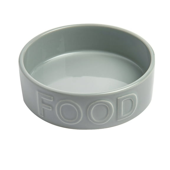 Park Life Designs 6.25" Medium Pet Bowl | Classic Food (Grey)