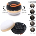 thumbnail image 2 of LinenLoon Lot de 4 Lanternes LED Portables pour Camping, Lampe de Tente Extérieure avec 5 Modes. Crochet Rétractable pour Adultes et Enfants, 2 of 5