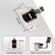 thumbnail image 2 of Bisagra para puerta de gabinete Holdly Compact 33, 110°, autocierre, paquete de 8, 2 of 6