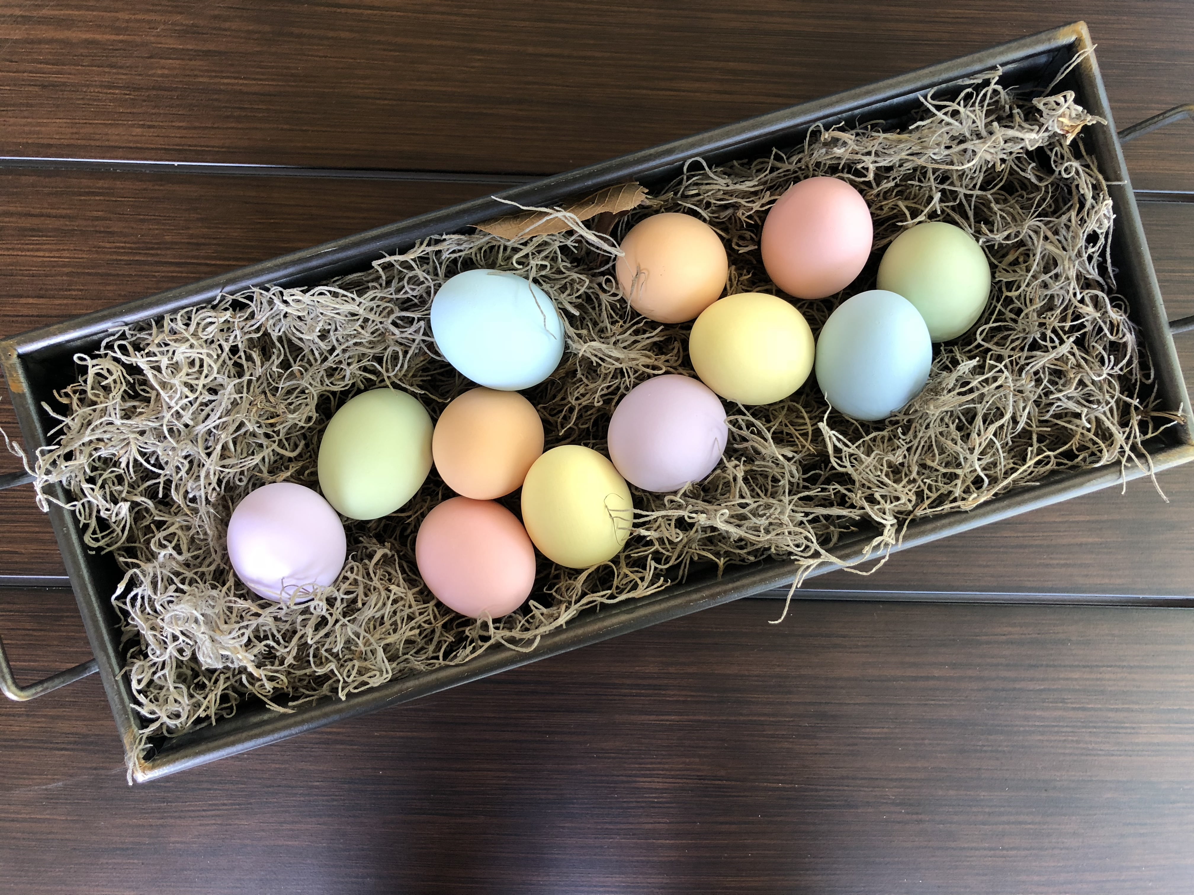 Eggcetera Ceramic Nest Eggs Easter Fake Nesting Chicken Eggs Decor (Pastel) - 12 Pack