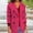 Hot Pink, variant on Winter Clothing For Women Solid Color Double Button Suit Jacket Cardigan Polyester Spandex Long Sleeve Pink S-3Xl