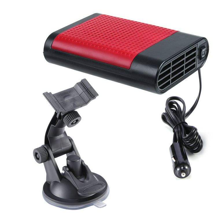 Windshield Defroster Demister 12V 2 In 1 Car Heater Portable Car ​Electric  Cooling Fan 360° Rotatable with handle