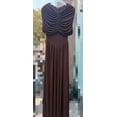 thumbnail image 6 of 2026 Women's White Ruched Cape Sleeve High Waist Flowy Maxi Dress, 6 of 6
