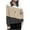 Khaki, variant on Women Ribbed Casual Jacket Color Block Lapel Button Down Long Sleeve Coats Trendy Versatile Tops