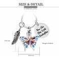 thumbnail image 2 of Butterfly Urn Keychain for Ashes for Women Cremation Jewelry-Now She Flies with Butterfly Urn Keyring, 2 of 6