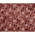 thumbnail image 4 of oneOone Polyester Lycra Dark Rose Brown Fabric Texture & Triangle Geometric Sewing Craft Projects Fabric Prints By Yard 56 Inch Wide, 4 of 4