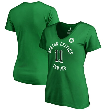 Kyrie Irving Boston Celtics Fanatics Branded Women's Notable Name & Number V-Neck T-Shirt - Kelly (Best Kyrie Irving Shoes)
