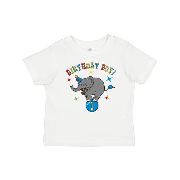 Inktastic Circus Elephant 1st Birthday Boy Boys Baby T-Shirt