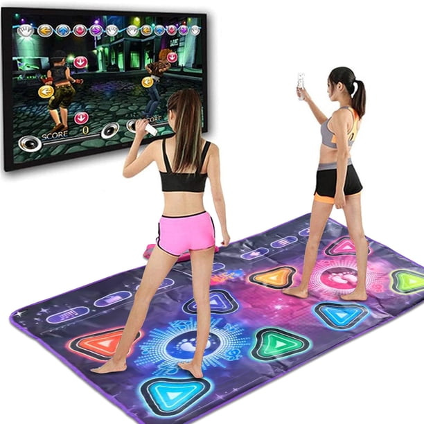 Tapis de danse électronique unique pour enfants avec 6 boutons et Bluetooth 9 niveaux - Jeu de Tapis de danse électronique unique pour enfants avec 6 boutons et Bluetooth 9 niveaux - Jeu de