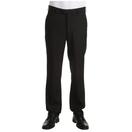 Perry Ellis NEW Black Mens Size 36x32 Modern Fit Dress Flat Front Pants
