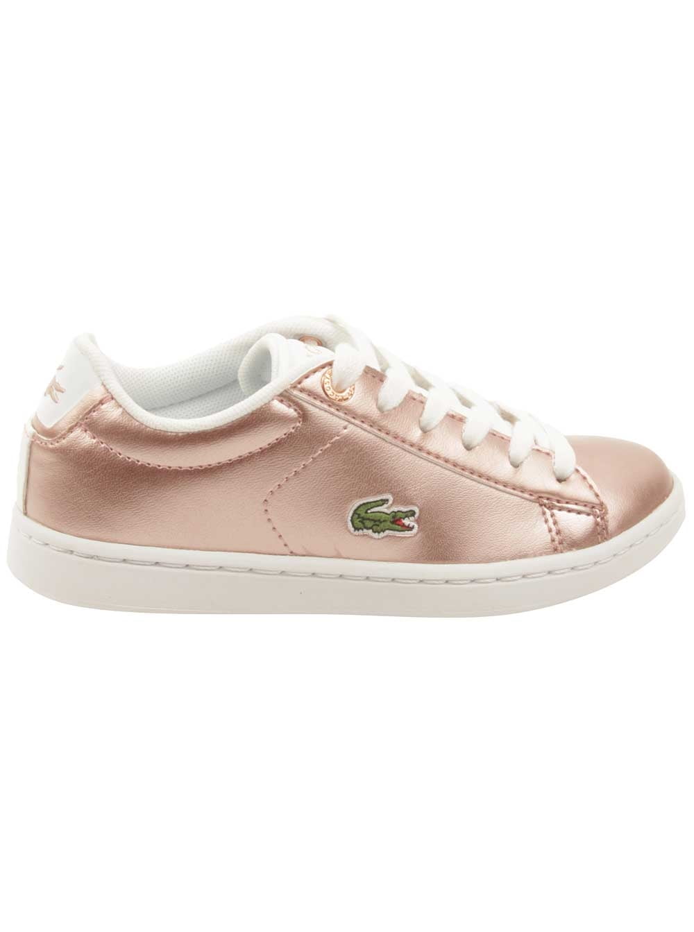 Lacoste Kids Carnaby Evo Sneaker 736SPC0002-PINK/WHITE Lacoste Kids Carnaby Evo Sneaker 736SPC0002-PINK/WHITE