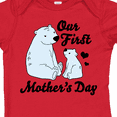 thumbnail image 4 of Inktastic Our First Mothers Day with Polar Bears Boys or Girls Baby Bodysuit, 4 of 5