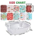 thumbnail image 2 of YouLoveIt 50 Pcs Christmas Aluminum Foil Pans 10 Holiday Print Designs Aluminum Food Containers Disposable, Tin Foil Containers for Treat Exchange & Goody Party Leftovers, 2 of 3