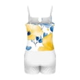 thumbnail image 7 of Hesxuno Womens Plus Size Swimsuit Tankini Set Modest Tummy Control Slimming Bathing Suits Two Piece Swim Suit with High Waisted Shorts Multicolor XXXXL, 7 of 7