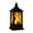D, variant on BNNG Battery Operated Flameless LED Candle Halloween Lantern Decoration for Indoor Outdoor Use Mini Lantern with Flickering LED Candles,Vintage Black Decorative Hanging Candle Lanterns for Halloween