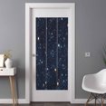 thumbnail image 2 of Blue Starry Sky Window Privacy Film, Universe Space Galaxy Night Star Static Cling UV Sun Blocking Heat Control Window Tint Day and Night, Non-Adhesive One Way Windows Privacy Cover 35.4''x78.7'', 2 of 7