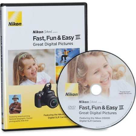 Nikon School DVD, Fast, Fun and Easy III Featuring the Nikon D5000 Digital