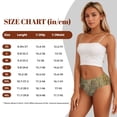 thumbnail image 4 of Fotbe Vintage World Map Calzones Estampados para Mujer – Ropa Interior de Algodón, Cómoda, Suave y Elástica-Small, 4 of 6