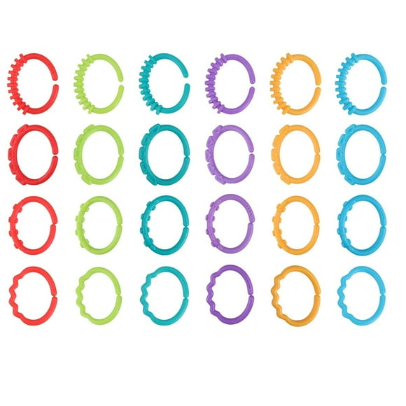 EeaseMX YEAHIBABY 24 piezas de mordedores para bebé, sonajeros, cochecitos, asiento de coche, juguetes de viaje para bebés recién nacidos