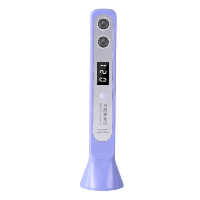 Estadiómetro digital para medir la altura, compacto, para adultos y niños, para uso doméstico. violeta