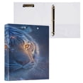 thumbnail image 3 of 3 Ring Binder 1.5 inch Round Rings with Interior Pockets Binders Organizer Office School 2Pack Blue Tiger, 3 of 10