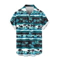 thumbnail image 5 of Purcolt Hawaiian Shirts for Men Summer Casual Short Sleeve Collared Button Down Shirts Novelty Tropical Print Beach Shirts Comfortable Tee Tops, 5 of 6