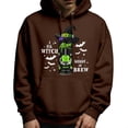 thumbnail image 1 of LUOGENLI Chandails à Capuche pour Hommes Graphiques à Fermeture Éclair Chandail à Capuche Graphique d'Halloween Chandail Molletonné à Enfiler Manches Longues Veste Décontractée avec Imprimé pour l'Automne et l'Hiver Tenue Confortable Chandails à Capuche pour Hommes Noir Gothique Café Taille g, 1 of 5